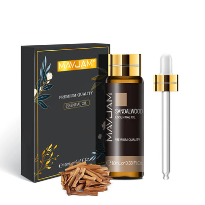 10ML Lavender Eucalyptus Pure Essential Oils Rose Lemon Jasmine Vanilla Mint Sandalwood Bergamot Tea Tree Diffuser Aroma Oil