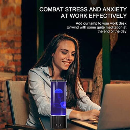 Lámpara De Medusas Lámpara De Mesa Con Luz Nocturna Que Cambia De Color